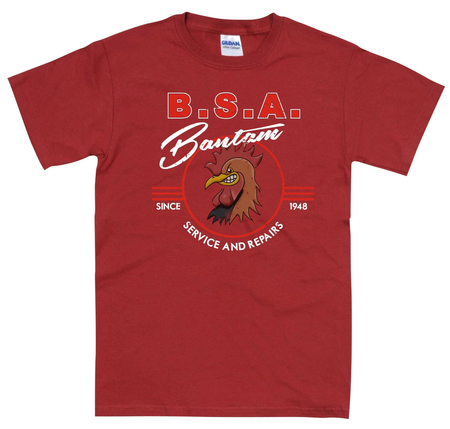 BSA Bantam Biker T Shirt Door Art Rat Chopper Bobber Hotrod Vintage Cafe Racer Unisex T-shirt, Sweatshirt, Hoodie, Long Sleeve Tee - T-Shirt, Sweatshirt, Hoodie
