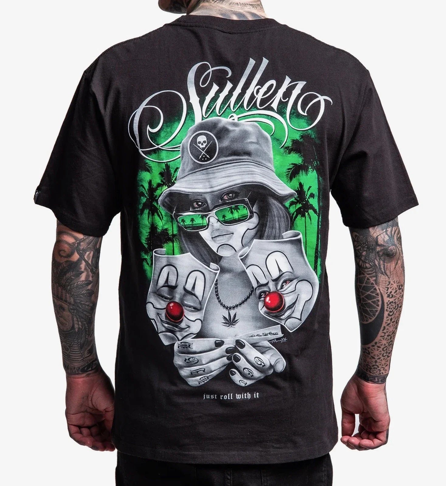 SULLEN CLOTHING SMILE NOW SMILE LATER TATTOO ART STANDARD T-SHIRT Unisex T-shirt, Sweatshirt, Hoodie, Long Sleeve Tee - T-Shirt, Sweatshirt, Hoodie