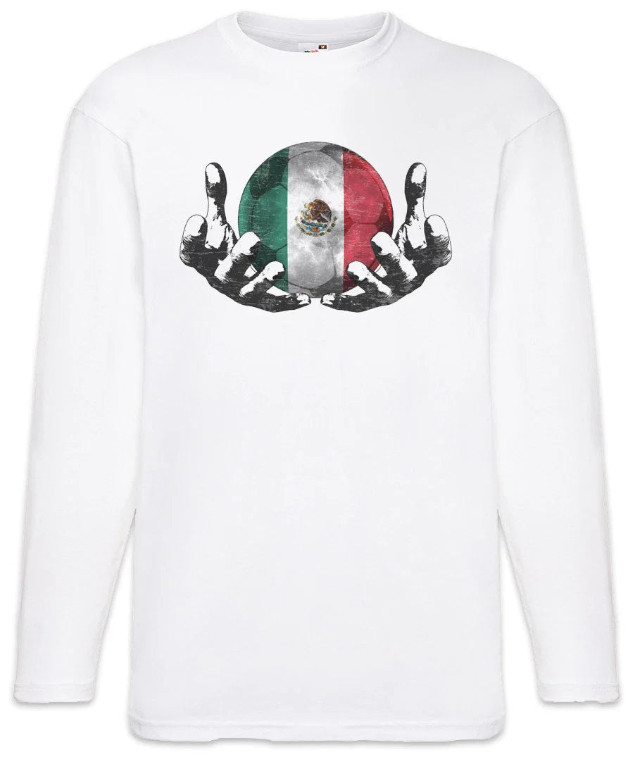 Mexico Football Magic Ball Men Long Sleeve T-Shirt mexican Soccer Flag Unisex T-shirt, Sweatshirt, Hoodie, Long Sleeve Tee - T-Shirt, Sweatshirt, Hoodie