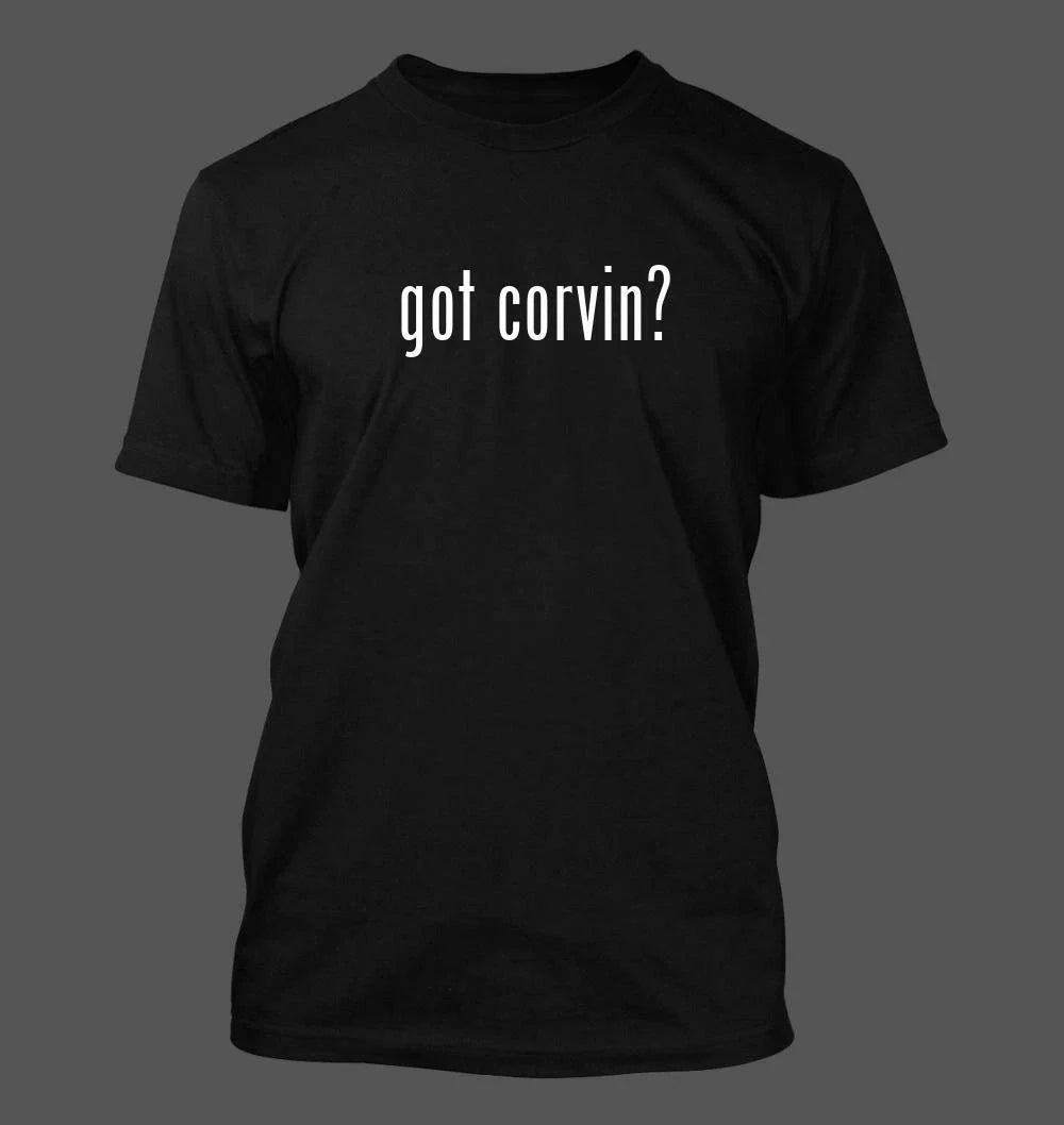 got corvin? - Men's Funny T-Shirt New RARE Unisex T-shirt, Sweatshirt, Hoodie, Long Sleeve Tee - T-Shirt, Sweatshirt, Hoodie