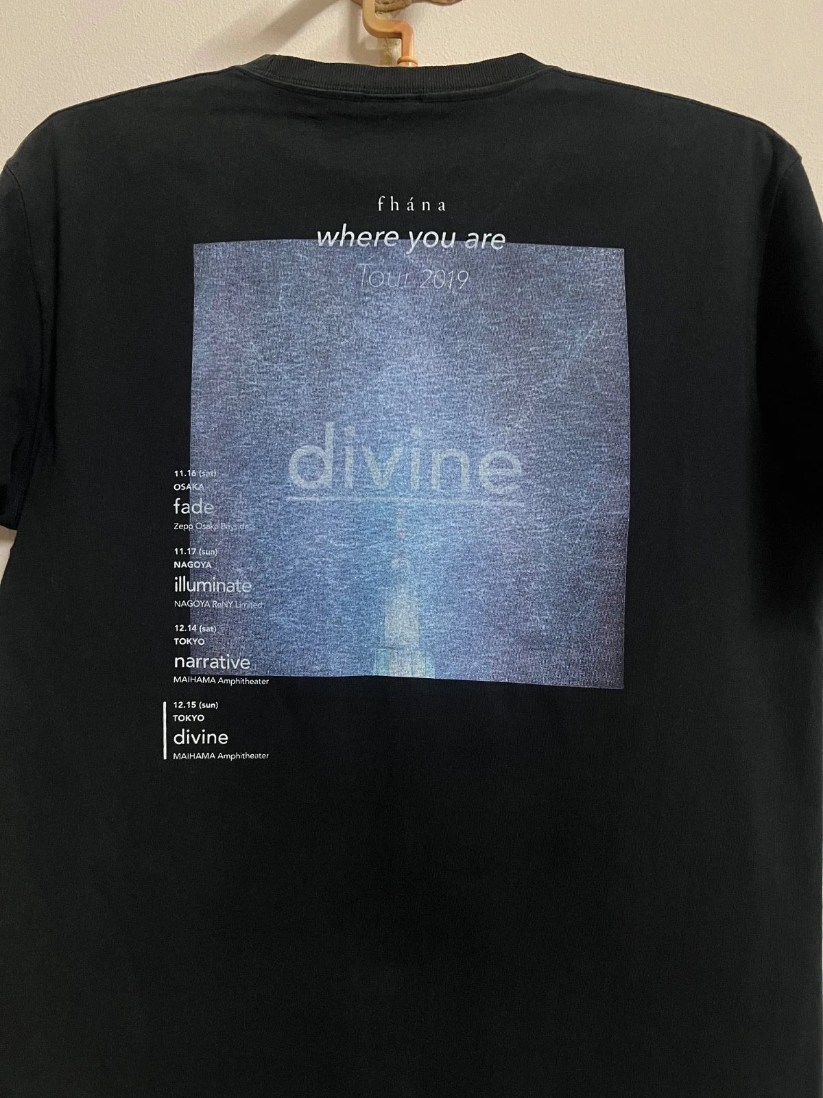 Fhana Where You Are Tour 2019 T Shirt Japanese J Pop Anime Concert Tee Unisex T-shirt, Sweatshirt, Hoodie, Long Sleeve Tee - T-Shirt, Sweatshirt, Hoodie