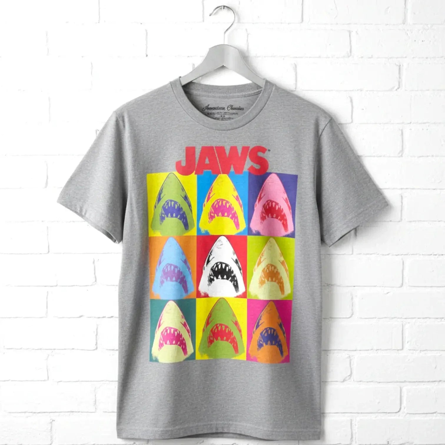 Jaws Warhol Pop Art Shark Men's T Shirt Unisex T-shirt, Sweatshirt, Hoodie, Long Sleeve Tee - T-Shirt, Sweatshirt, Hoodie