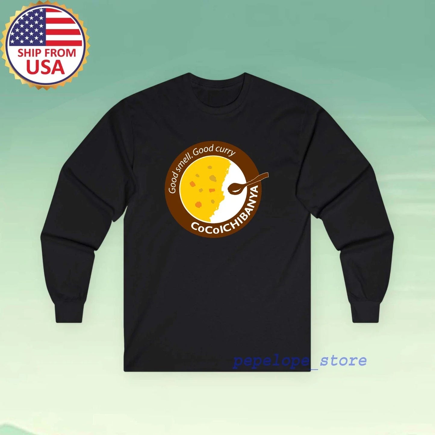 CoCo ICHIBANYA Men's Black Long Sleeve Size S-2XL Unisex T-shirt, Sweatshirt, Hoodie, Long Sleeve Tee - T-Shirt, Sweatshirt, Hoodie