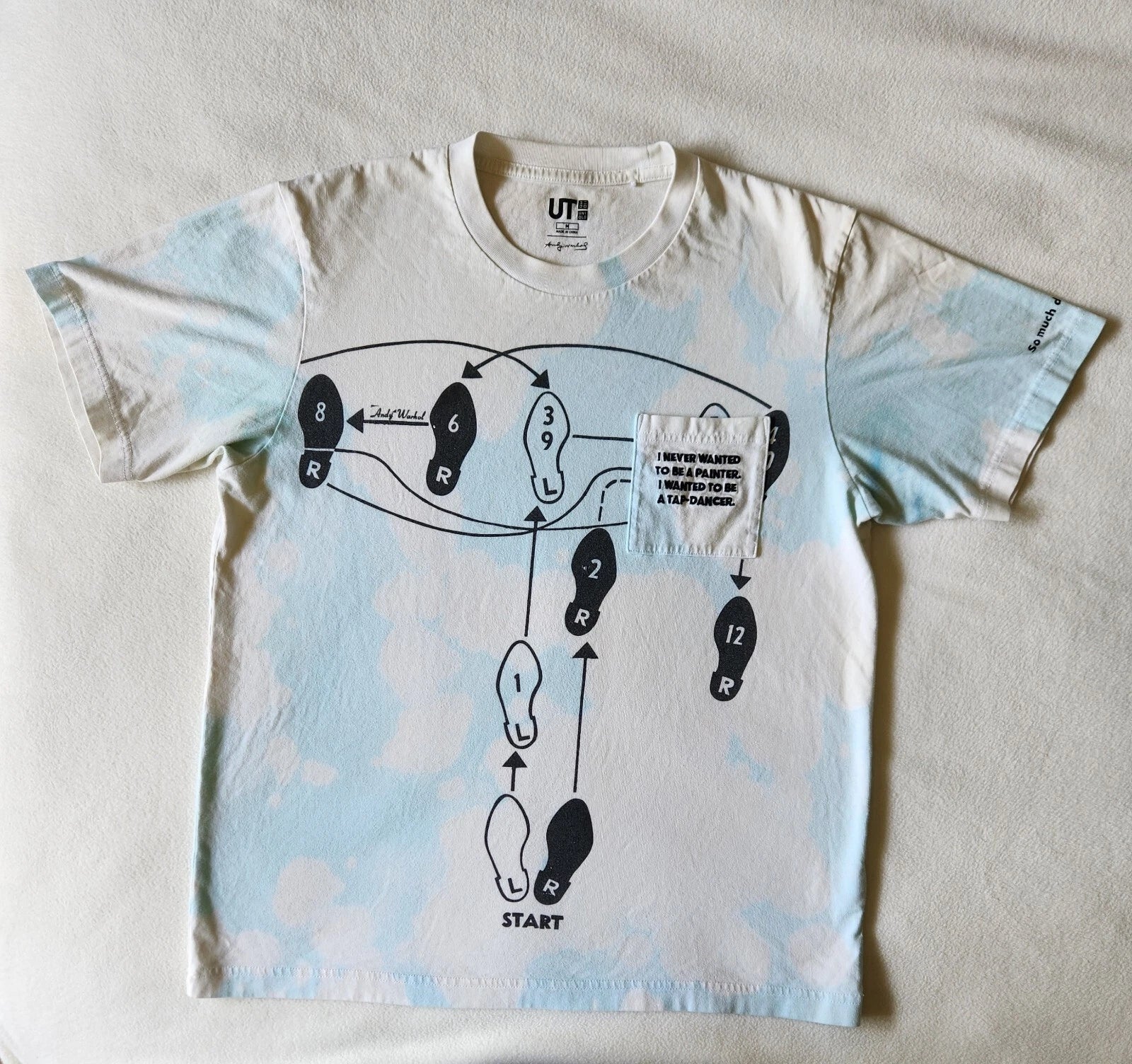 Uniqlo Andy Warhol Dance Diagram T Shirt Size Medium Preowned Great Condition  Unisex T-shirt, Sweatshirt, Hoodie, Long Sleeve Tee - T-Shirt, Sweatshirt, Hoodie
