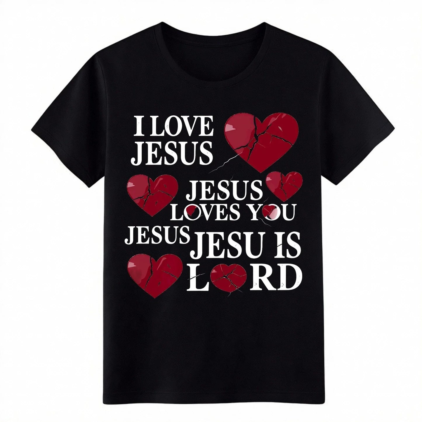 ILove Jesus Christian T-Shirt,Inspirational Faith Graphic Tee Gift for Believers Unisex T-shirt, Sweatshirt, Hoodie, Long Sleeve Tee - T-Shirt, Sweatshirt, Hoodie