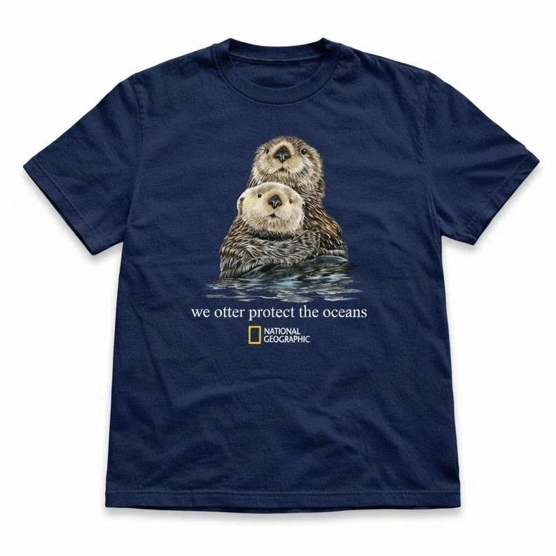 We Otter Protect The Oceans  Cute Sea Otter Conservation T-Shirt Unisex T-shirt, Sweatshirt, Hoodie, Long Sleeve Tee - T-Shirt, Sweatshirt, Hoodie