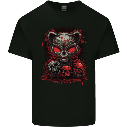 An Evil Cat With Skull Satanic Kitty Mens Cotton T-Shirt Tee Top Unisex T-shirt, Sweatshirt, Hoodie, Long Sleeve Tee - T-Shirt, Sweatshirt, Hoodie