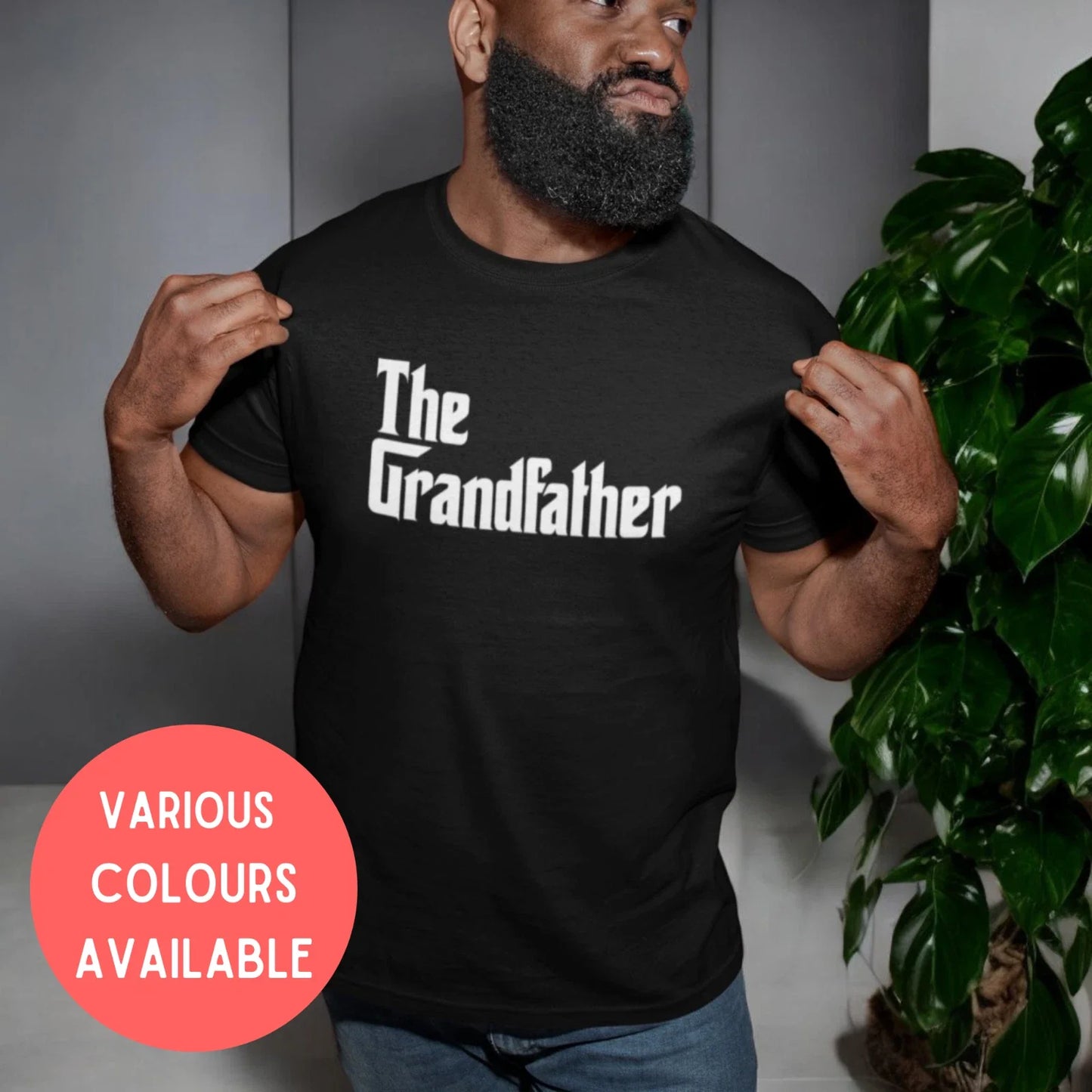 The Grandfather Mens/Adults Novelty Tshirt - Funny Grandad To Be Unisex T-shirt, Sweatshirt, Hoodie, Long Sleeve Tee - T-Shirt, Sweatshirt, Hoodie