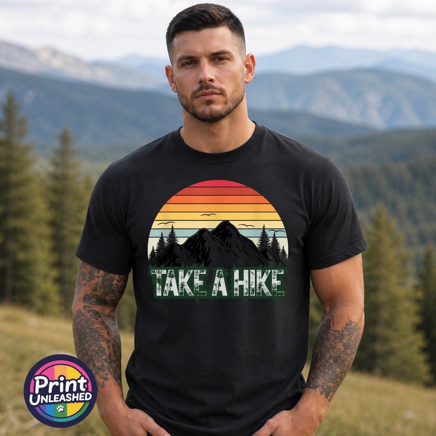 Take A Hike T Shirt Funny Hiking Mountain Adventure Outdoor Walking Camping Tee Unisex T-shirt, Sweatshirt, Hoodie, Long Sleeve Tee - T-Shirt, Sweatshirt, Hoodie