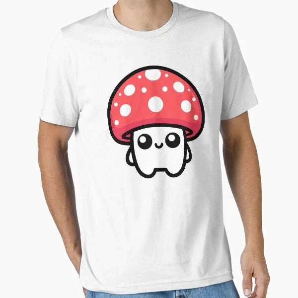 Kawaii Cute Mushroom Essential T-Shirt New Made Australia T-Shirt S-2XL Unisex T-shirt, Sweatshirt, Hoodie, Long Sleeve Tee - T-Shirt, Sweatshirt, Hoodie