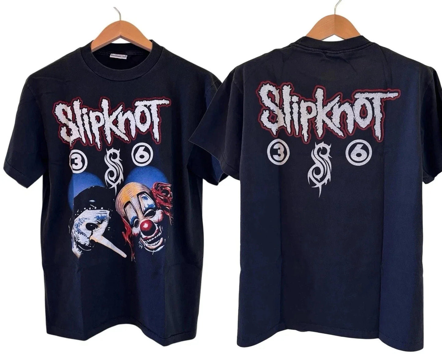 Vintage Slipknot1 Band Metal Tour T Shirt Unisex Reprint Unisex T-shirt, Sweatshirt, Hoodie, Long Sleeve Tee - T-Shirt, Sweatshirt, Hoodie