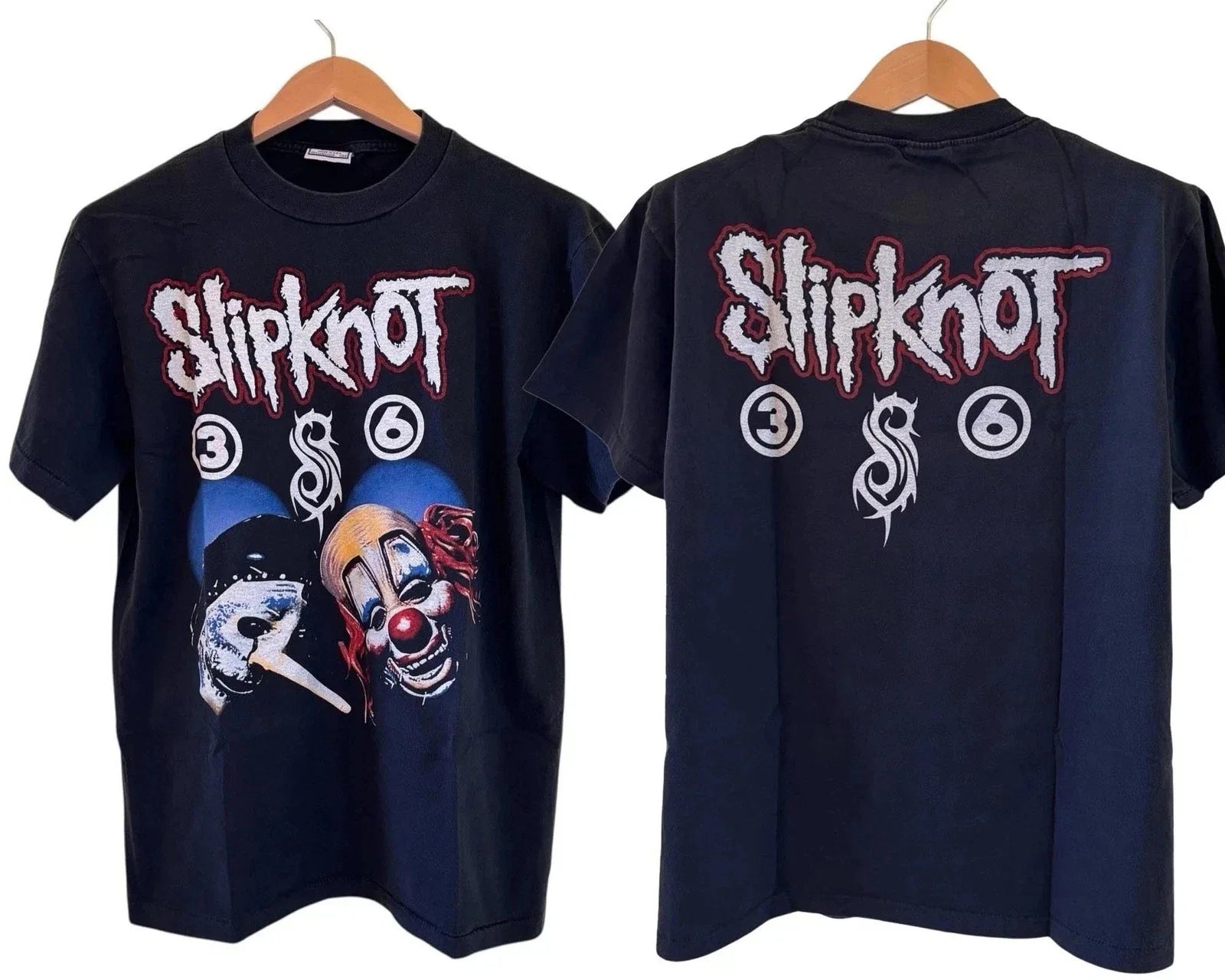 Vintage Slipknot1 Band Metal Tour T Shirt Unisex Reprint Unisex T-shirt, Sweatshirt, Hoodie, Long Sleeve Tee - T-Shirt, Sweatshirt, Hoodie