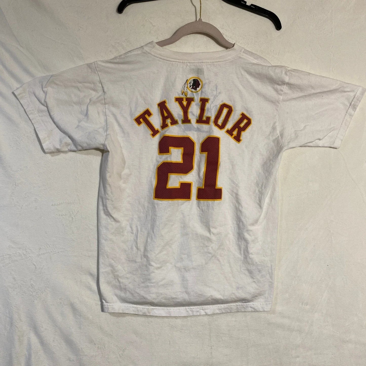 Reebok Washington Redskins Sean Taylor 21 T-Shirt Mens Small White Jersey Style Unisex T-shirt, Sweatshirt, Hoodie, Long Sleeve Tee - T-Shirt, Sweatshirt, Hoodie