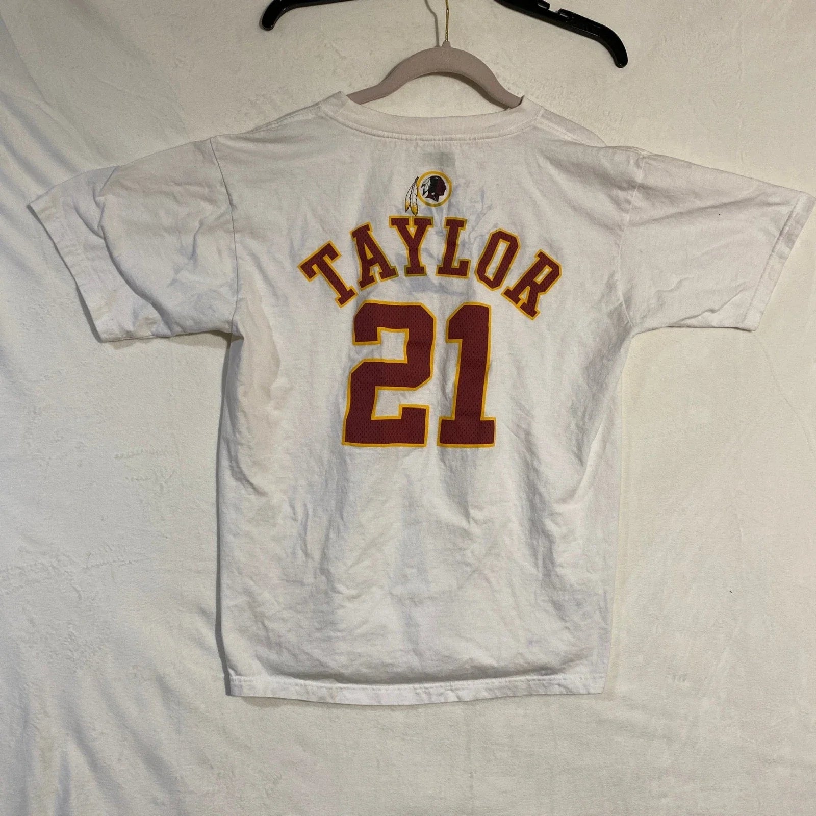 Reebok Washington Redskins Sean Taylor 21 T-Shirt Mens Small White Jersey Style Unisex T-shirt, Sweatshirt, Hoodie, Long Sleeve Tee - T-Shirt, Sweatshirt, Hoodie