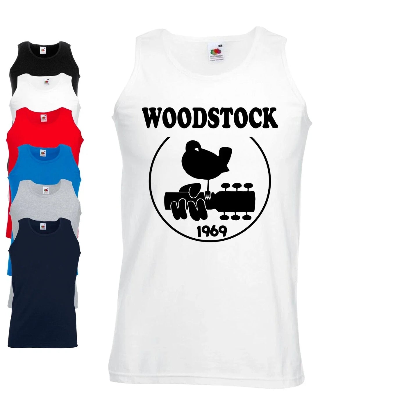 Woodstock 1969 Vest | Peace and Love | Hippy Unisex T-shirt, Sweatshirt, Hoodie, Long Sleeve Tee - T-Shirt, Sweatshirt, Hoodie
