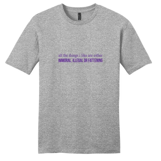 All The Things I Like T-Shirt - Unisex Funny Quotes Shirt Unisex T-shirt, Sweatshirt, Hoodie, Long Sleeve Tee - T-Shirt, Sweatshirt, Hoodie