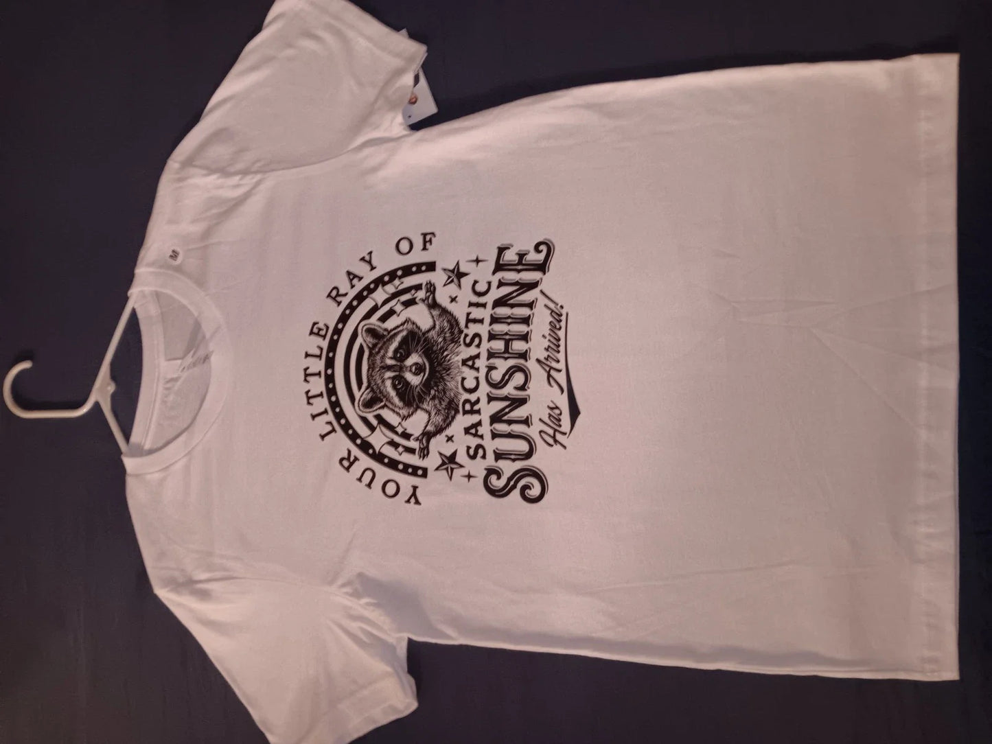 Custom Your Little Ray Of Sarcastic Sunshine Has Arrived T-shirt Size Medium Unisex T-shirt, Sweatshirt, Hoodie, Long Sleeve Tee - T-Shirt, Sweatshirt, Hoodie