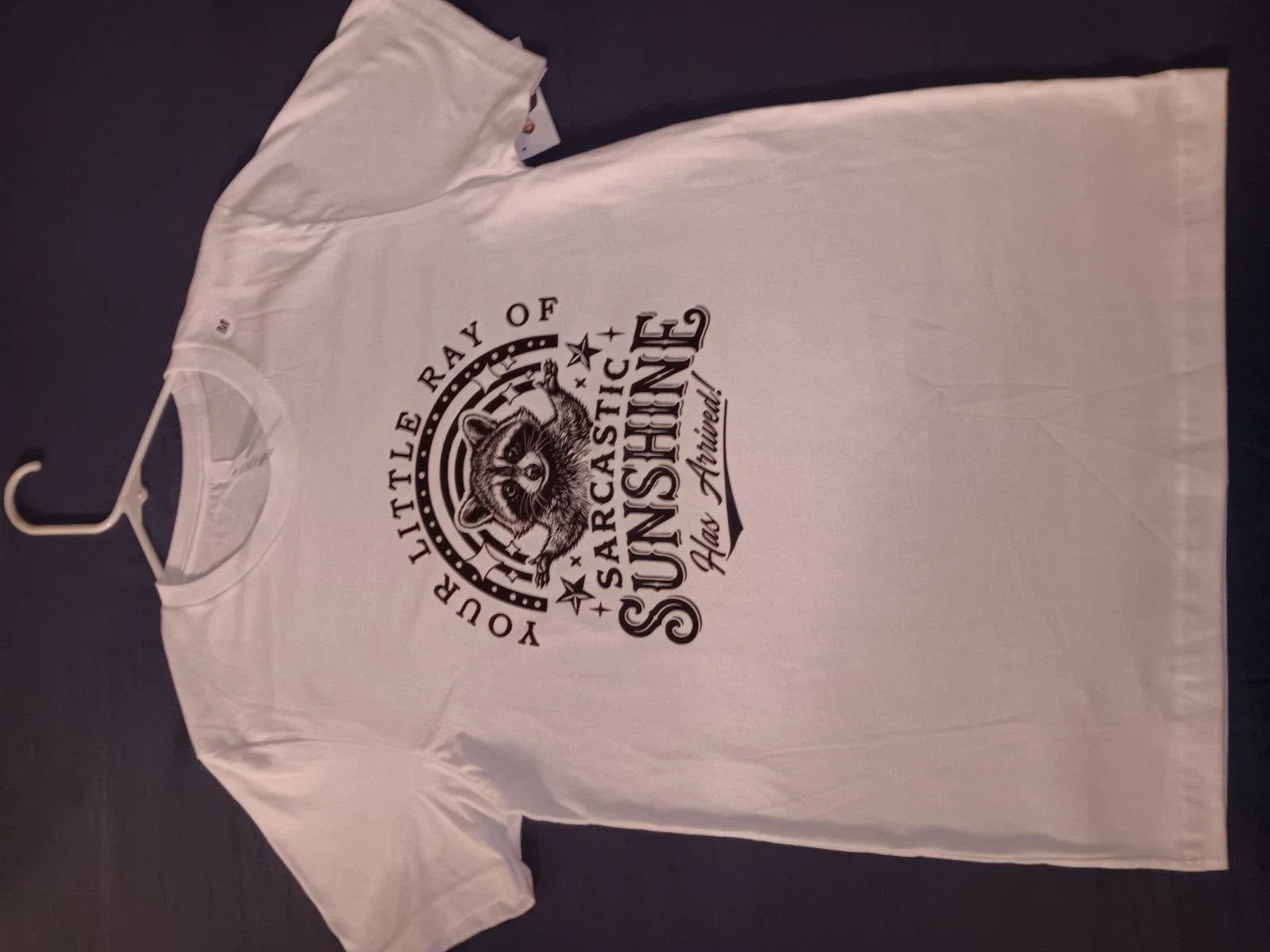 Custom Your Little Ray Of Sarcastic Sunshine Has Arrived T-shirt Size Medium Unisex T-shirt, Sweatshirt, Hoodie, Long Sleeve Tee - T-Shirt, Sweatshirt, Hoodie