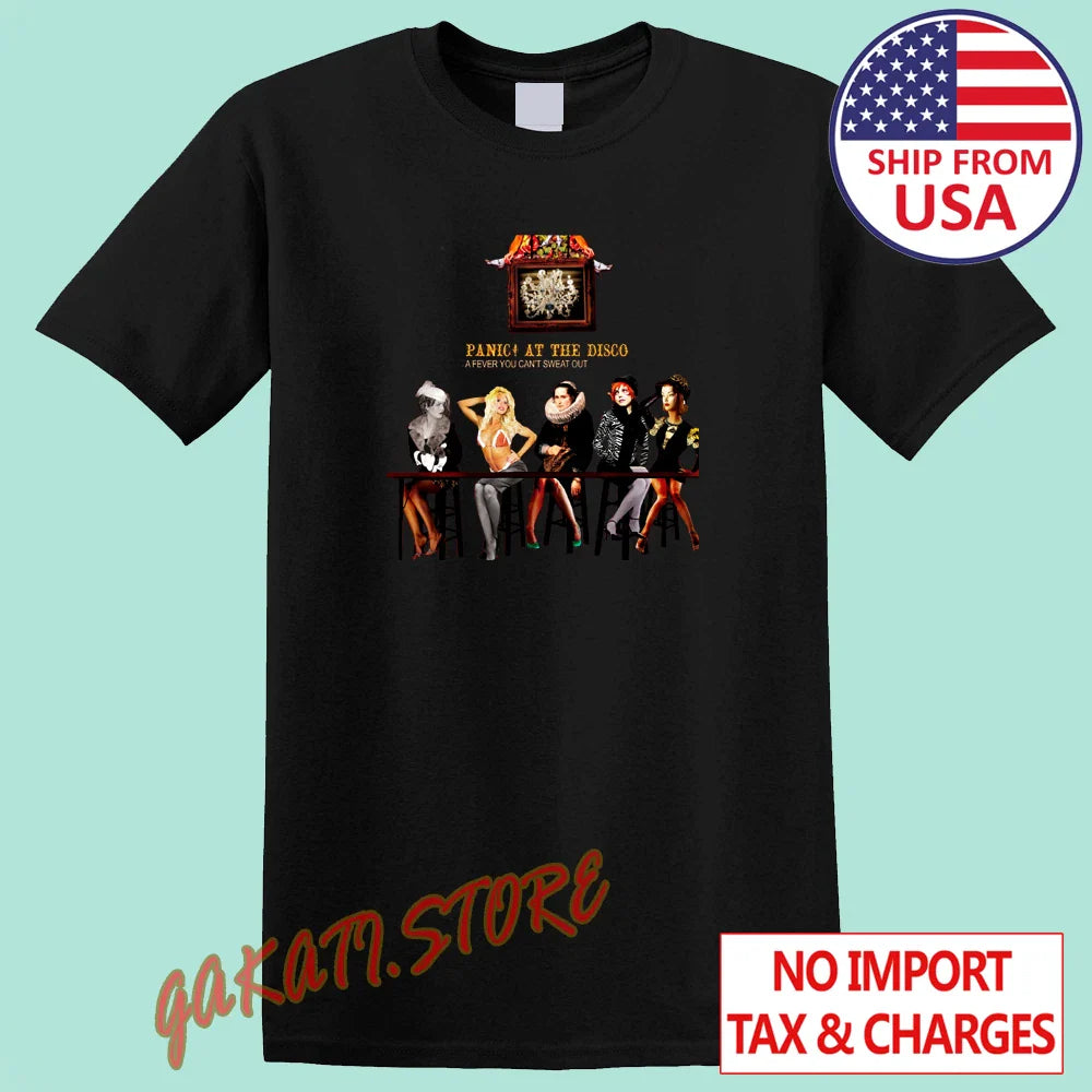 Panic! At The Disco A Fever You Can't Sweat Out Men's Black  Size S-5XL Unisex T-shirt, Sweatshirt, Hoodie, Long Sleeve Tee - T-Shirt, Sweatshirt, Hoodie