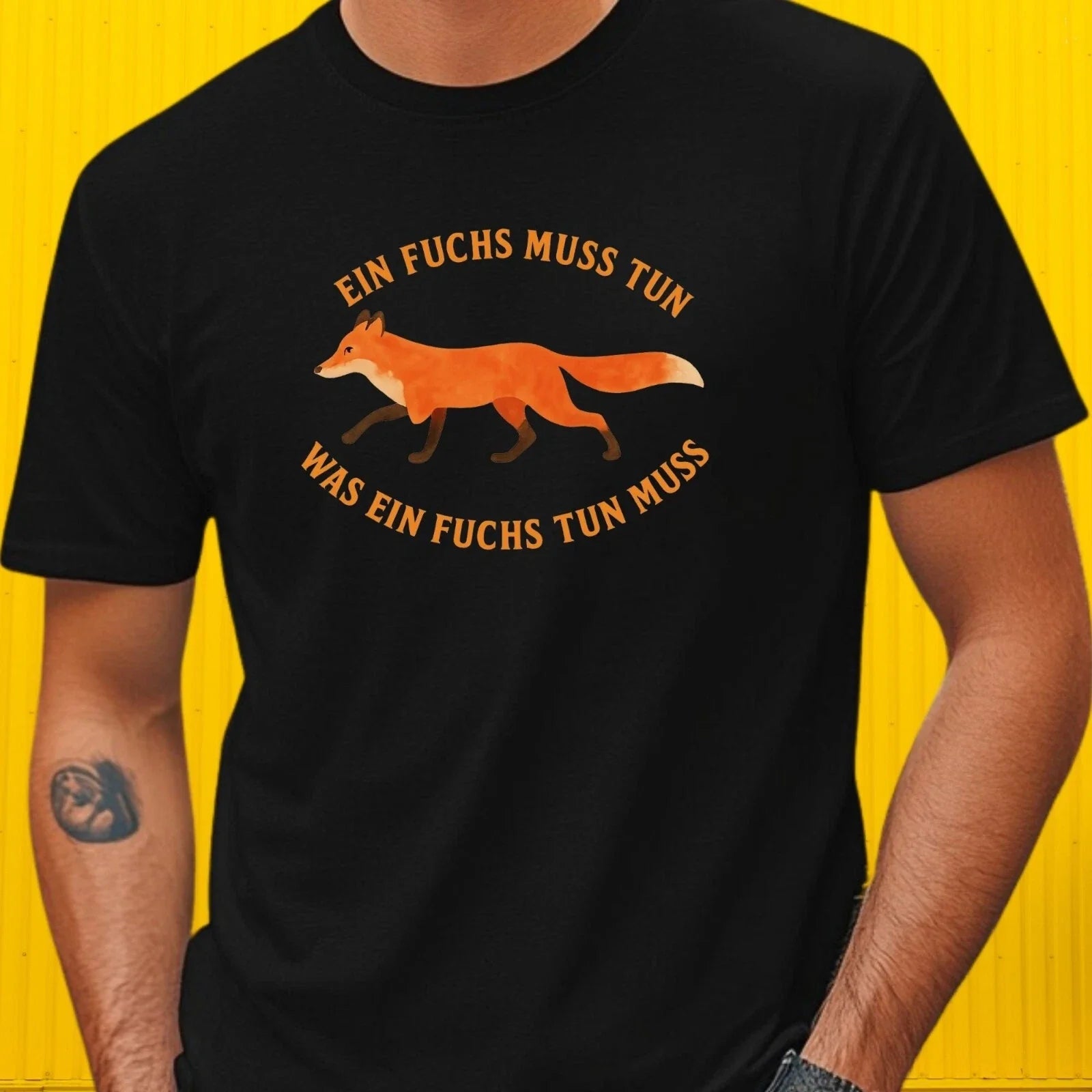 Mens Funny Fox Saying Motif Cotton T-Shirt Size XS to 5XL Unisex T-shirt, Sweatshirt, Hoodie, Long Sleeve Tee - T-Shirt, Sweatshirt, Hoodie
