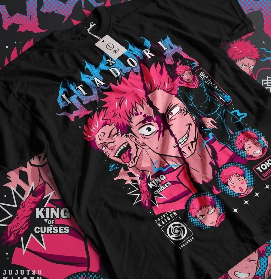 Yuji Itadori T-shirt Aoi Jujutsu Kaisen Gojo Horror Anime Gift Shirt All Size Unisex T-shirt, Sweatshirt, Hoodie, Long Sleeve Tee - T-Shirt, Sweatshirt, Hoodie