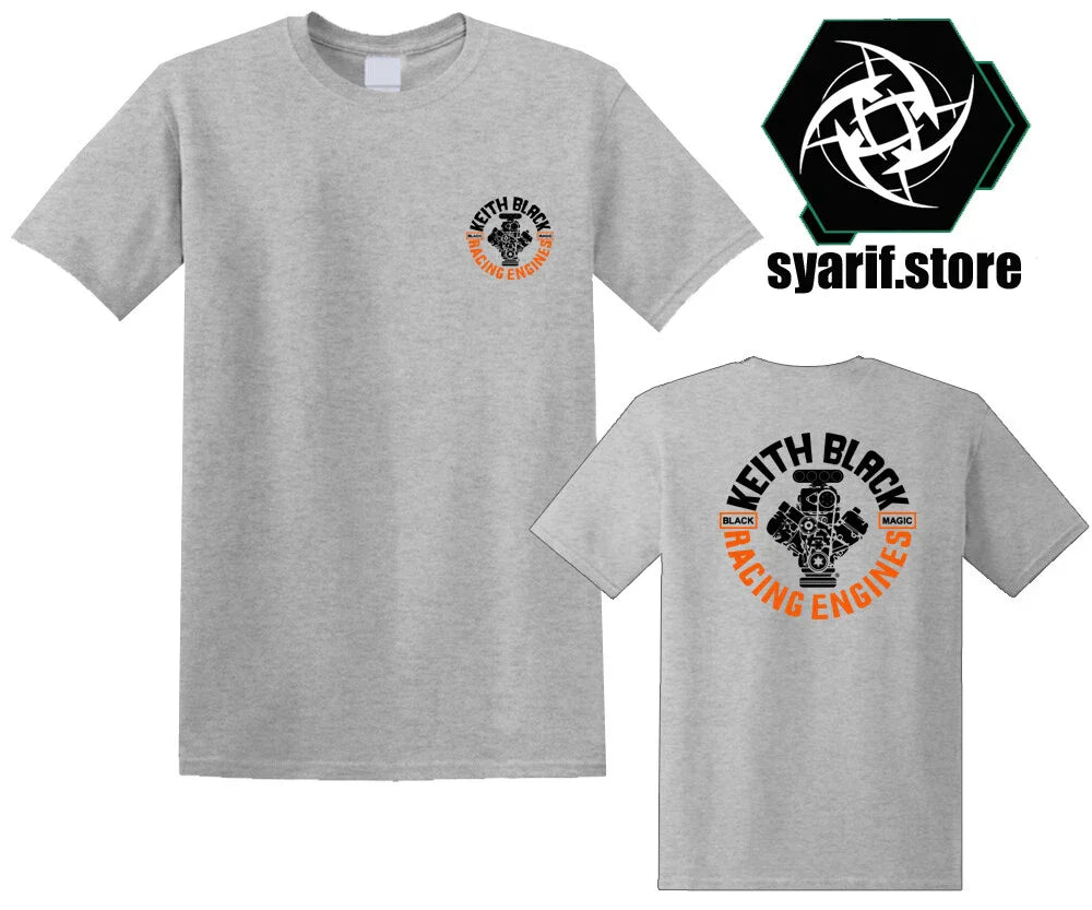 Keith Black Racing Engines Car Motorcycle Men's Grey Size S to 5XL Unisex T-shirt, Sweatshirt, Hoodie, Long Sleeve Tee - T-Shirt, Sweatshirt, Hoodie