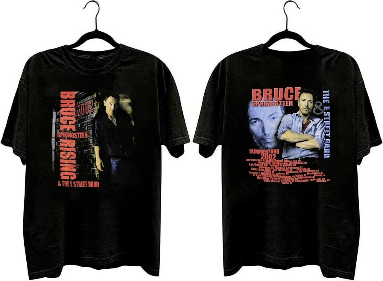 VTG BRUCE SPRINGSTEEN The E Street 2 sided black t-shirt Unisex T-shirt, Sweatshirt, Hoodie, Long Sleeve Tee - T-Shirt, Sweatshirt, Hoodie