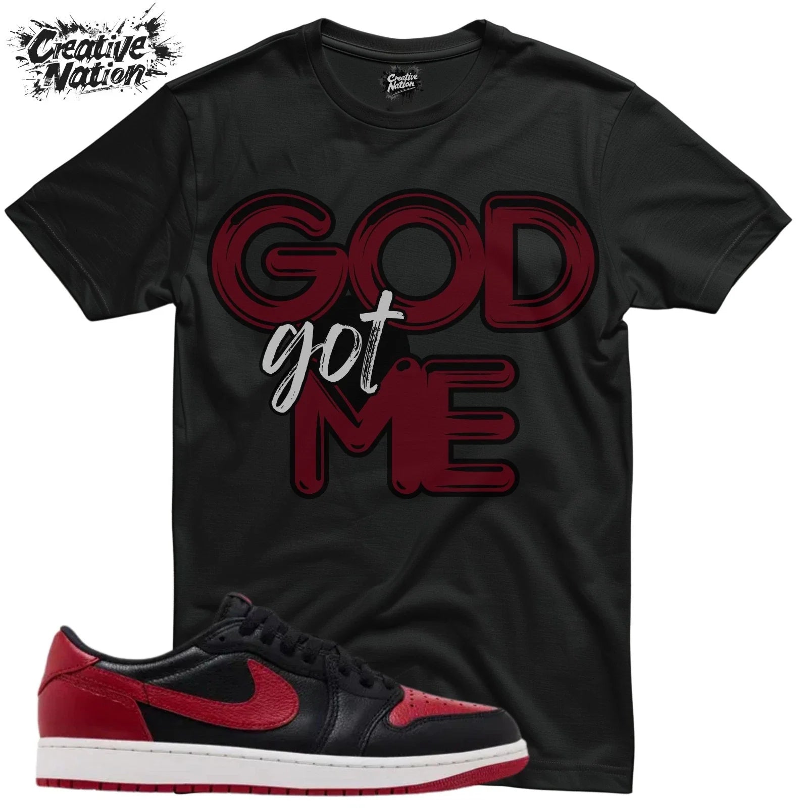 Shirt To Match 1 Unisex Tee Sneaker Shirt GOD Got Me Shirt For Sneaker Tee Unisex T-shirt, Sweatshirt, Hoodie, Long Sleeve Tee - T-Shirt, Sweatshirt, Hoodie
