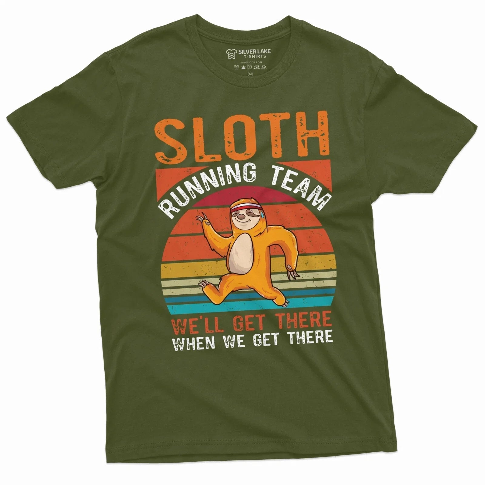 Sloth Running Team Funny Sloth Tee Shirt Running Runner Jogging Marathon Tee Unisex T-shirt, Sweatshirt, Hoodie, Long Sleeve Tee - T-Shirt, Sweatshirt, Hoodie