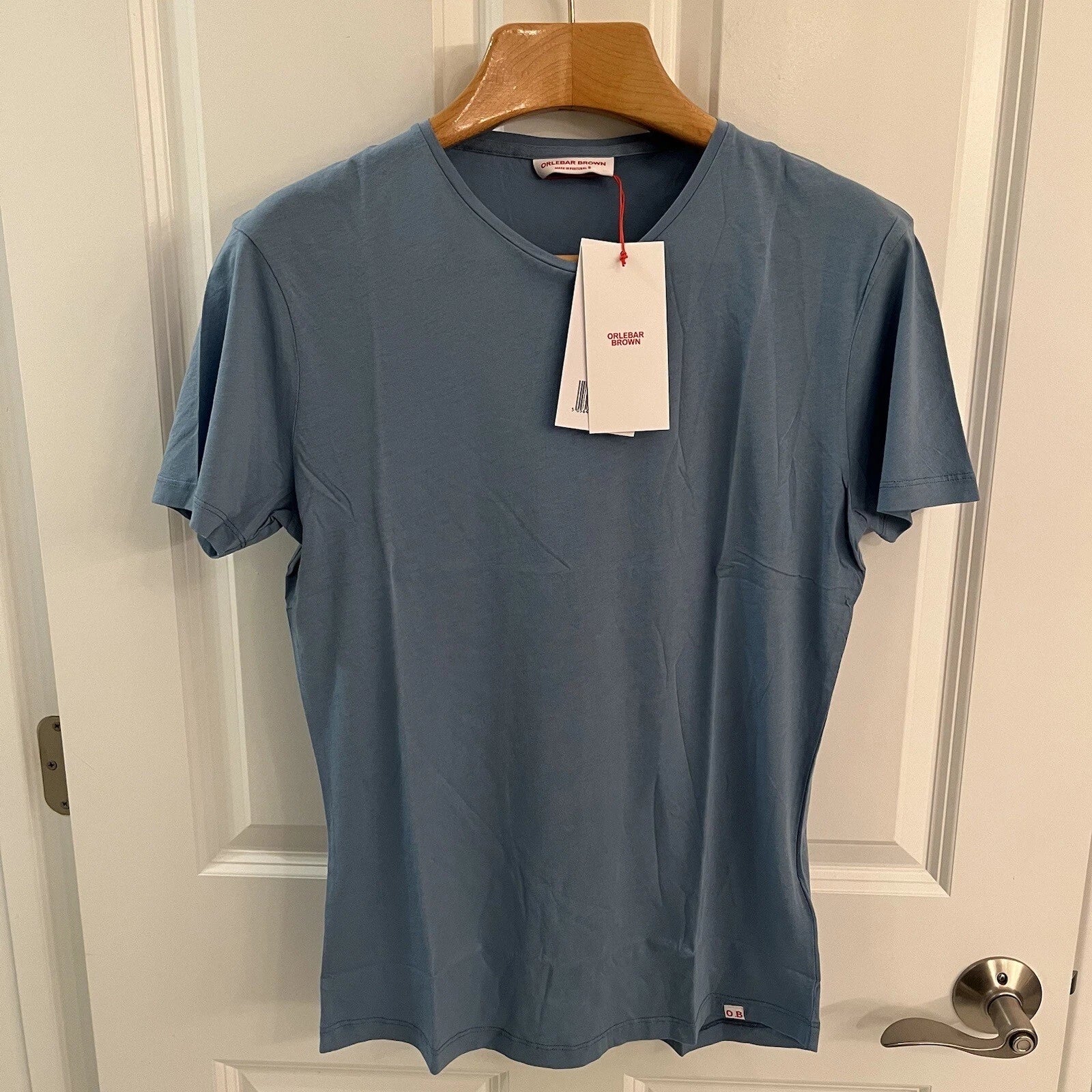 Orlebar Brown OB-T Tee T Shirt Short Sleeve Crew Neck Men Small S Blue NWT New Unisex T-shirt, Sweatshirt, Hoodie, Long Sleeve Tee - T-Shirt, Sweatshirt, Hoodie