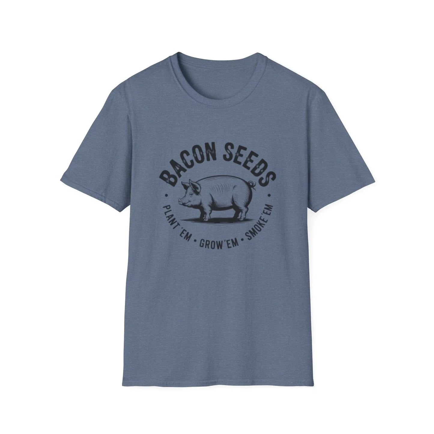 Bacon Seeds pig illustration T-Shirt | Farm humor tee Unisex T-shirt, Sweatshirt, Hoodie, Long Sleeve Tee - T-Shirt, Sweatshirt, Hoodie