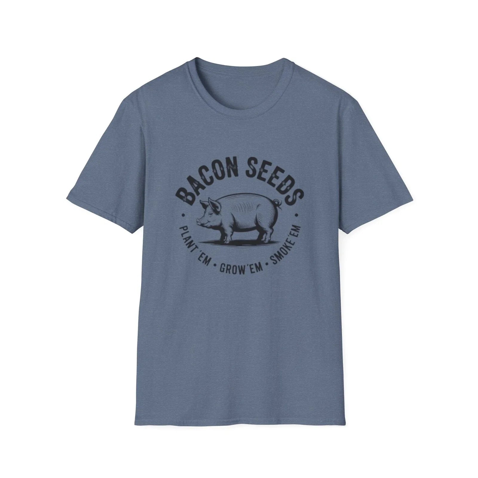 Bacon Seeds pig illustration T-Shirt | Farm humor tee Unisex T-shirt, Sweatshirt, Hoodie, Long Sleeve Tee - T-Shirt, Sweatshirt, Hoodie