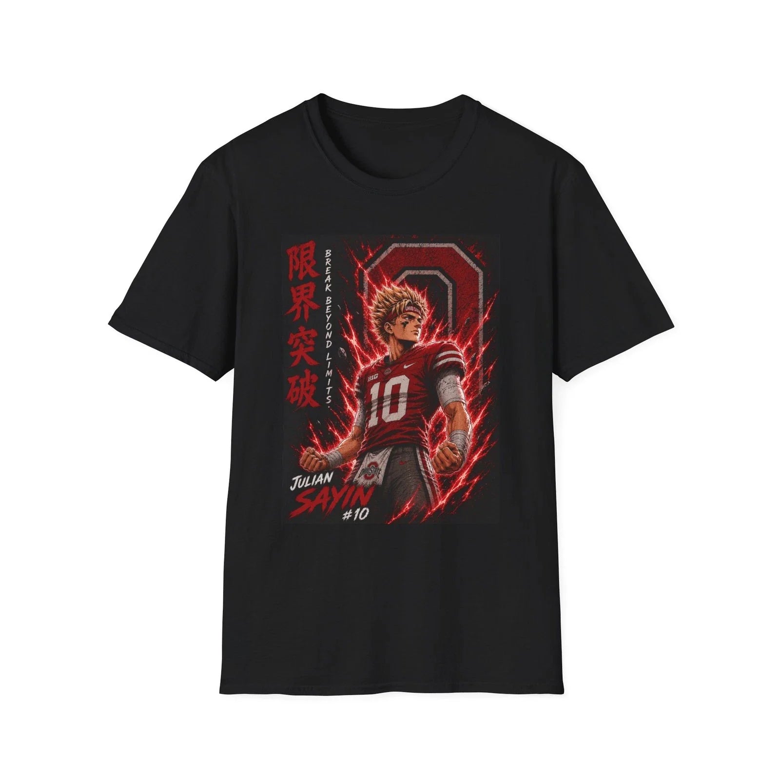 Julian Sayin OSU Buckeyes shirt DBZ anime (READ DESCRIPTION) Unisex T-shirt, Sweatshirt, Hoodie, Long Sleeve Tee - T-Shirt, Sweatshirt, Hoodie