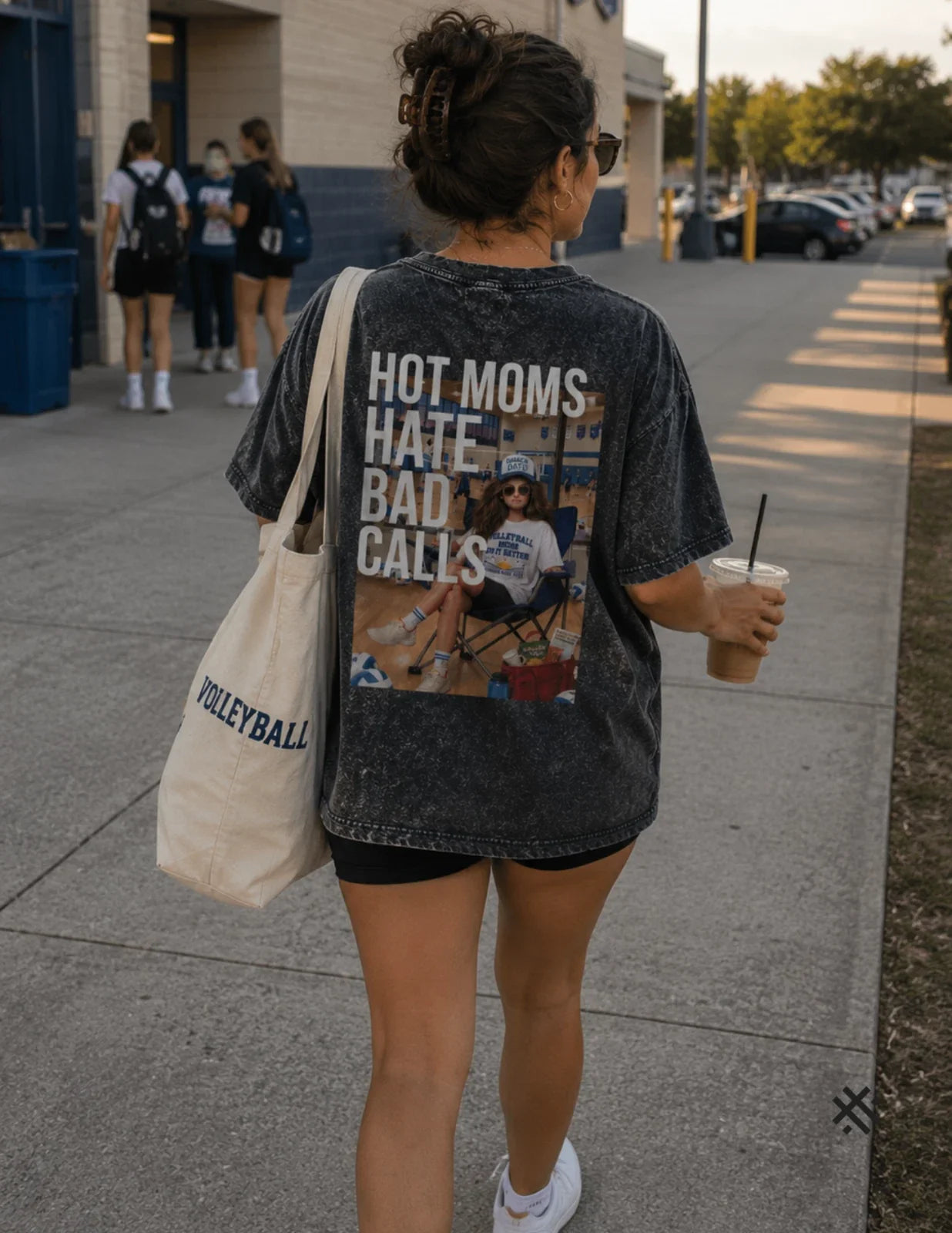Hot Moms Hate Bad Calls Unisex Graphic Volleyball Mom  T Shirt Funny Meme Humor Unisex T-shirt, Sweatshirt, Hoodie, Long Sleeve Tee - T-Shirt, Sweatshirt, Hoodie