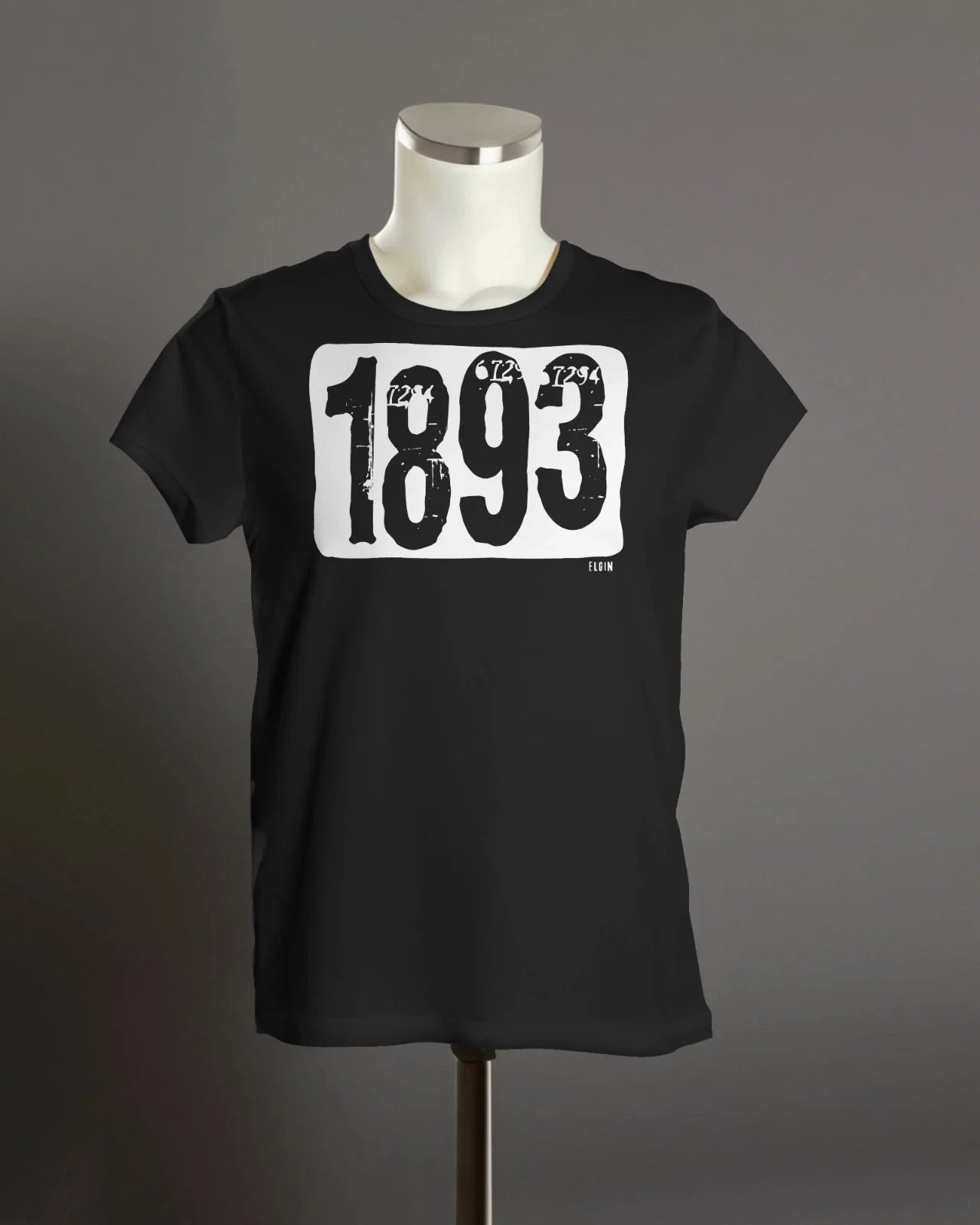 ELGIN 1893 T Shirt | Founded | Organic Unisex | Grunge Unisex T-shirt, Sweatshirt, Hoodie, Long Sleeve Tee - T-Shirt, Sweatshirt, Hoodie