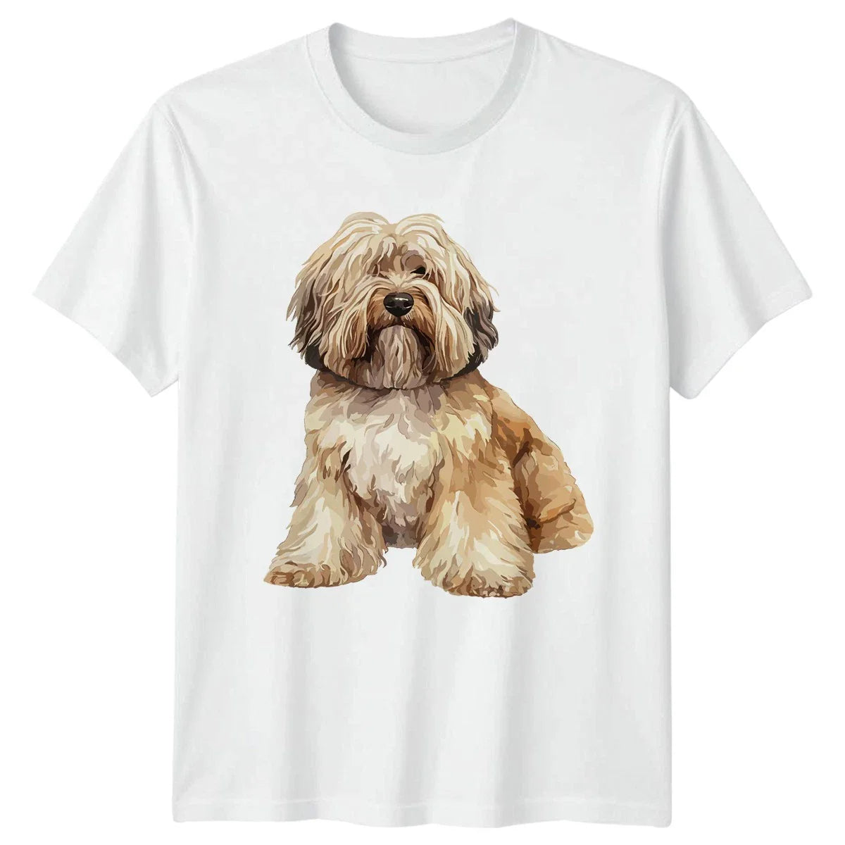 Shaggy Dog Portrait T-Shirt Pet Lover Gift For Him And Her Unisex T-shirt, Sweatshirt, Hoodie, Long Sleeve Tee - T-Shirt, Sweatshirt, Hoodie