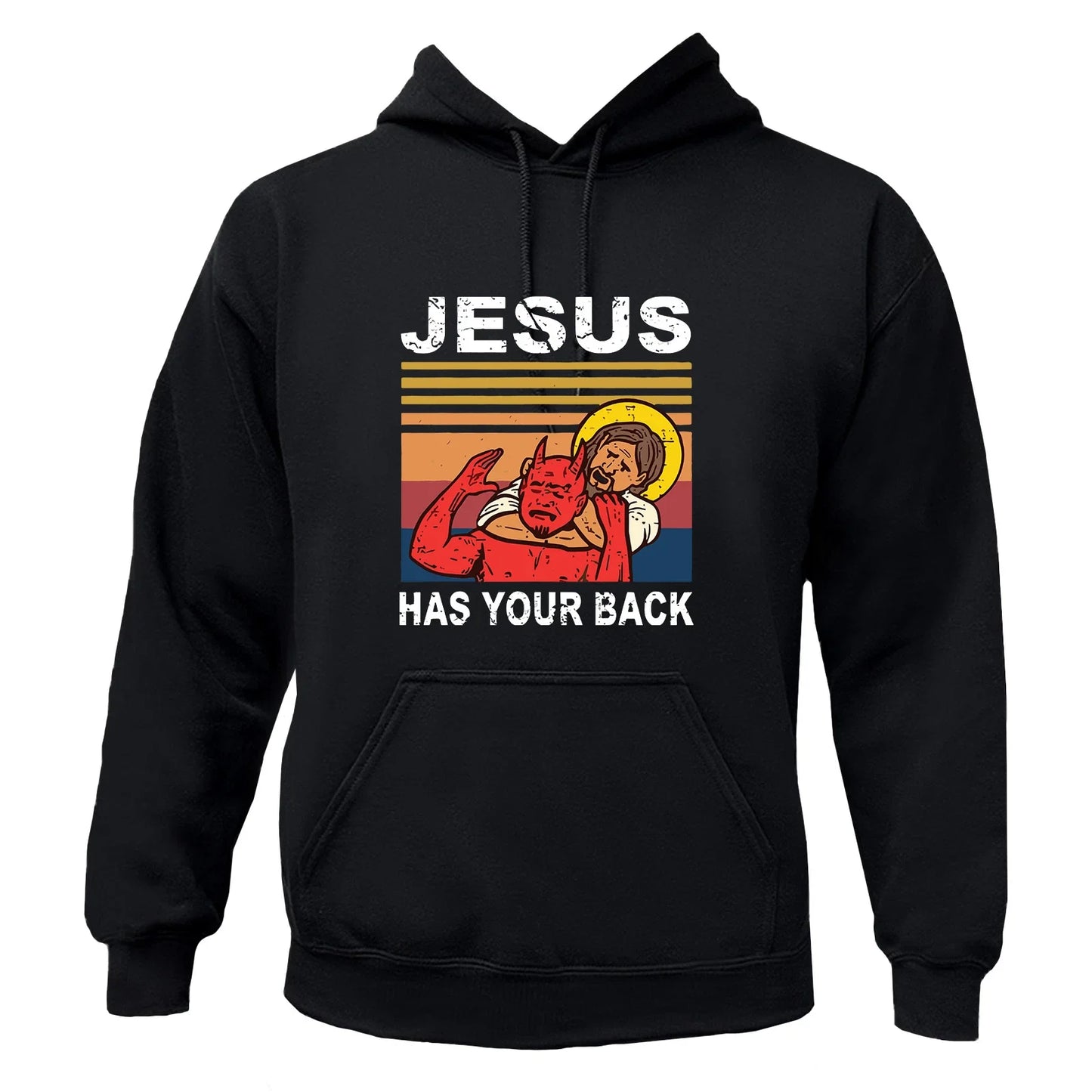 Jesus Has Your Back Graphic T-Shirt / Hoodie / Sweatshirt Unisex Christ Shirt Unisex T-shirt, Sweatshirt, Hoodie, Long Sleeve Tee - T-Shirt, Sweatshirt, Hoodie