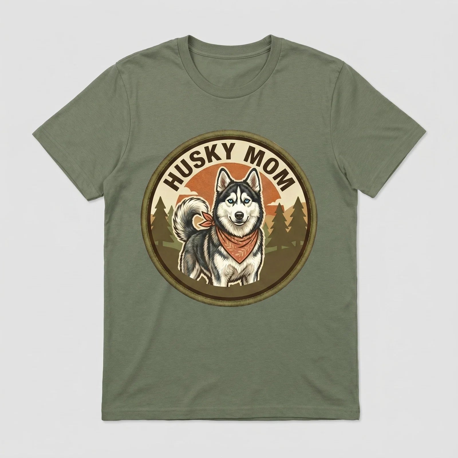 Husky Mom T-Shirt Siberian Husky Dog Mom Gift Women Graphic Tee Mothers Day Cute Unisex T-shirt, Sweatshirt, Hoodie, Long Sleeve Tee - T-Shirt, Sweatshirt, Hoodie