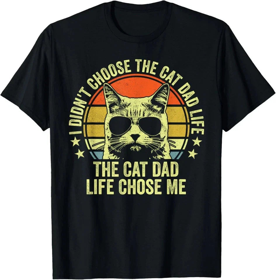 Cat Dad Shirts For Men Funny Cat Dad Father's Day Cat Daddy T-Shirt Unisex T-shirt, Sweatshirt, Hoodie, Long Sleeve Tee - T-Shirt, Sweatshirt, Hoodie