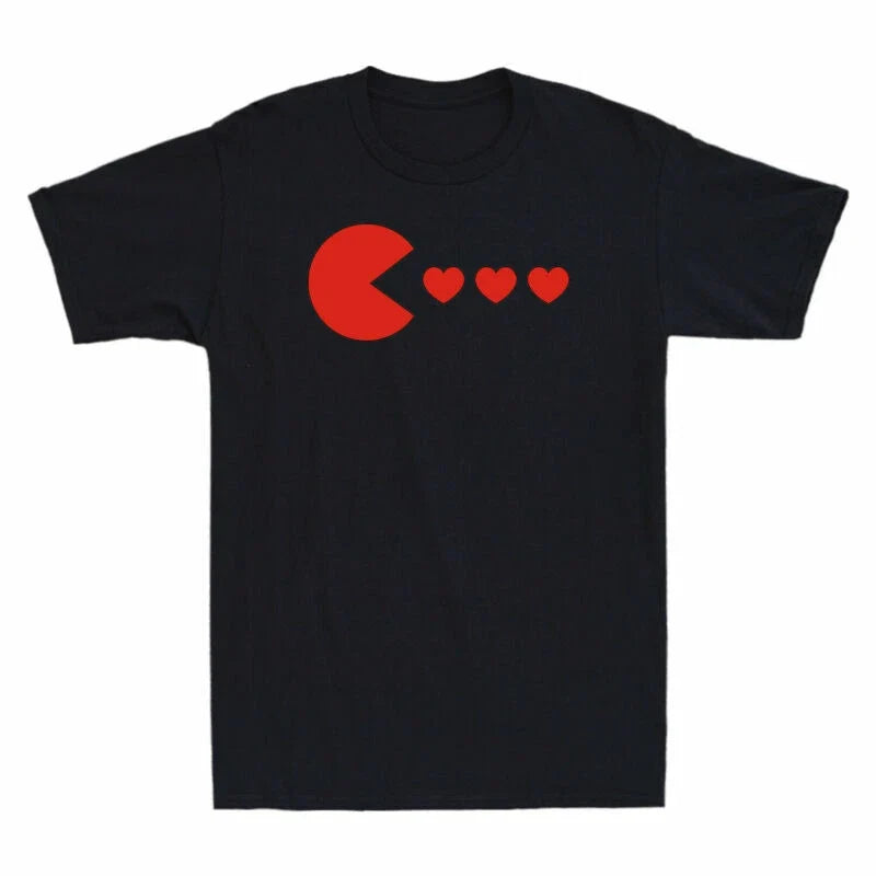 Heart Valentines Day Gift T-Shirt Cotton Funny Novelty Men's Unisex T-shirt, Sweatshirt, Hoodie, Long Sleeve Tee - T-Shirt, Sweatshirt, Hoodie