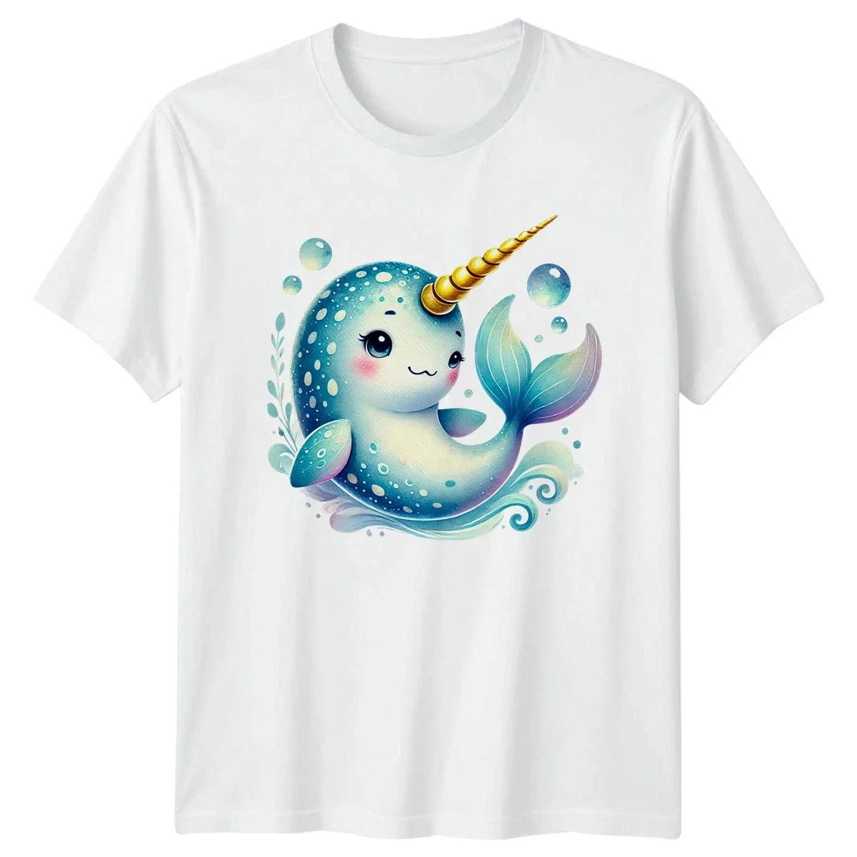 Cute Narwhal T-Shirt Ocean Animal Kawaii Birthday Gift For Him And Her Unisex T-shirt, Sweatshirt, Hoodie, Long Sleeve Tee - T-Shirt, Sweatshirt, Hoodie