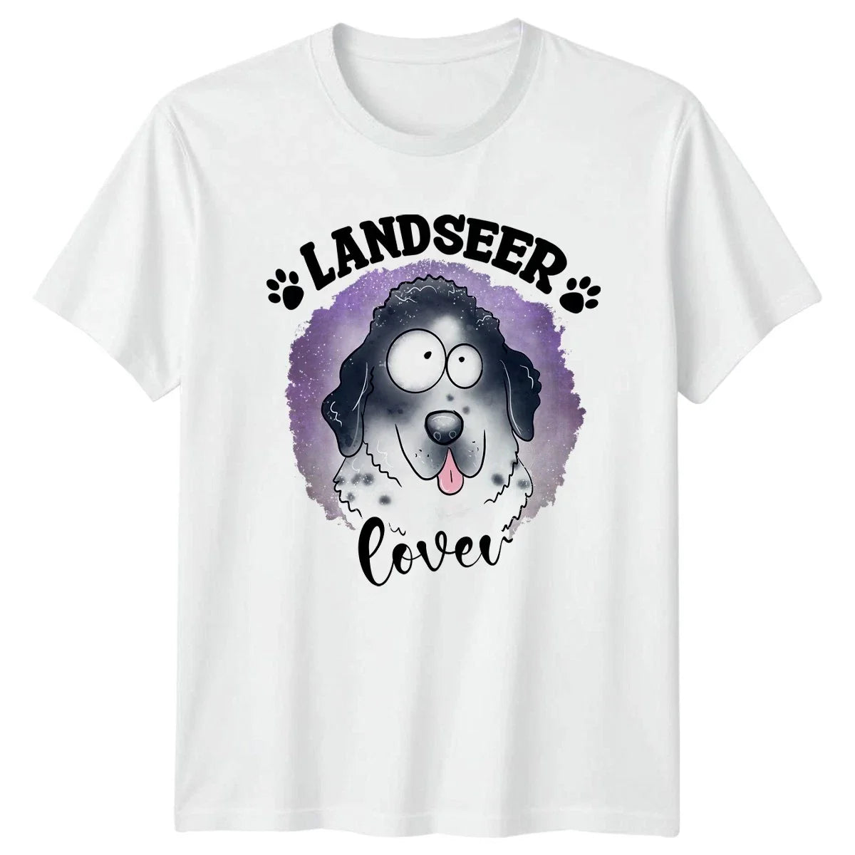 Landseer Lover T-Shirt Dog Breed Newfoundland Gift For Him And Her Unisex T-shirt, Sweatshirt, Hoodie, Long Sleeve Tee - T-Shirt, Sweatshirt, Hoodie