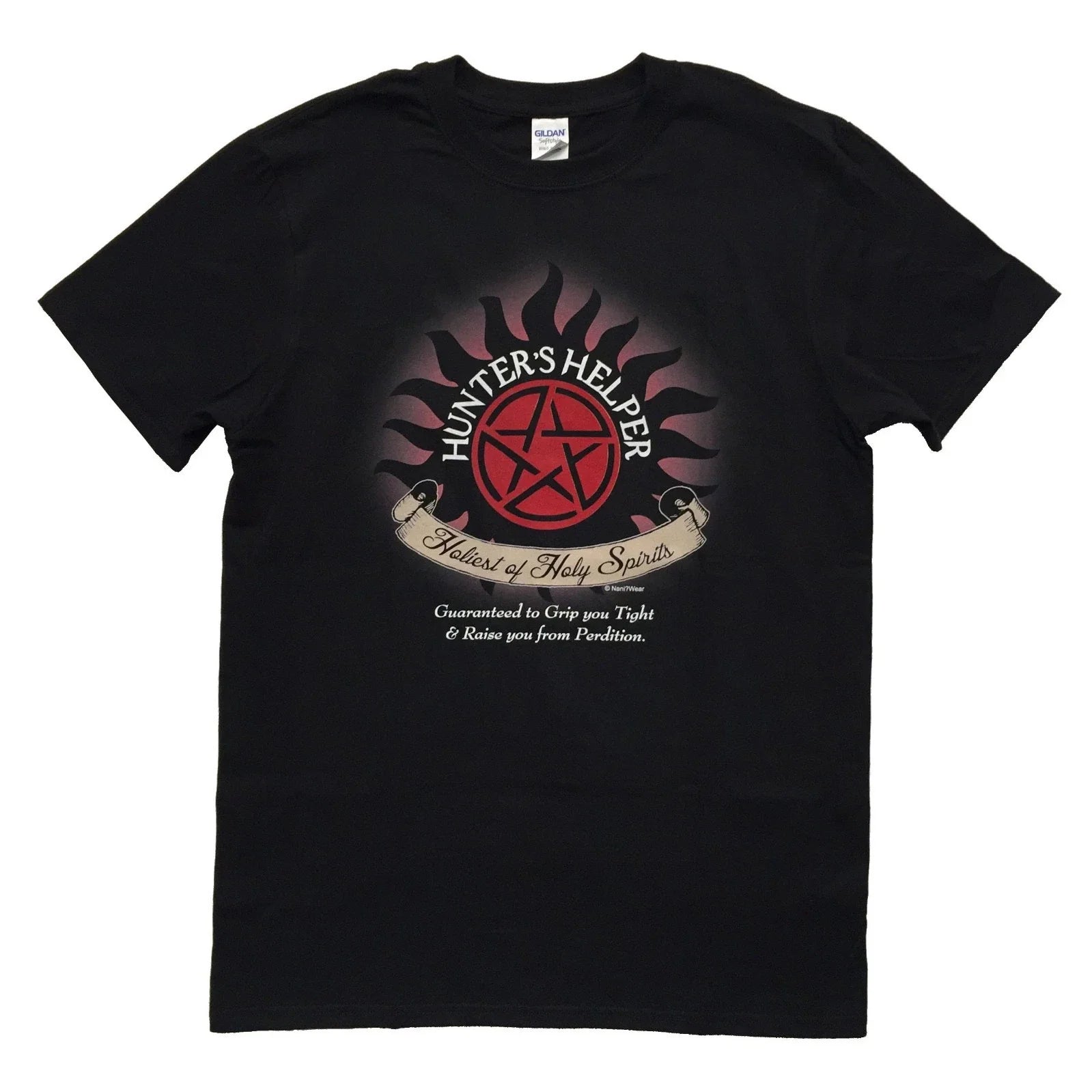 Hunters Helper Supernatural Meme Black T-Shirt Unisex T-shirt, Sweatshirt, Hoodie, Long Sleeve Tee - T-Shirt, Sweatshirt, Hoodie