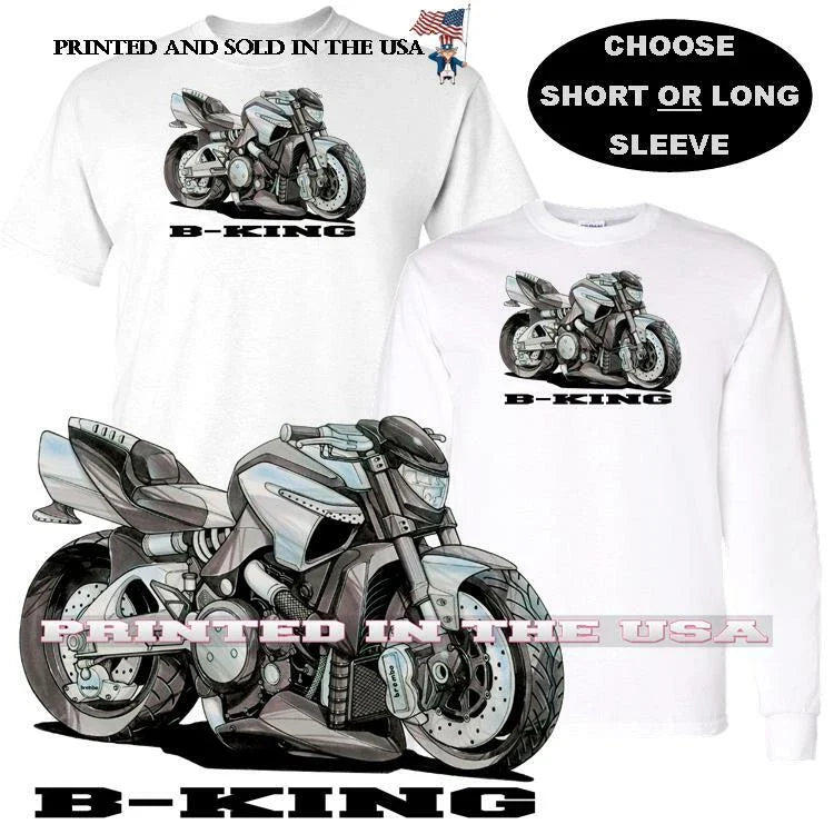 Suzuki B-King B King Model Motorcycle Koolart Cartoon Car Art T Shirt Unisex T-shirt, Sweatshirt, Hoodie, Long Sleeve Tee - T-Shirt, Sweatshirt, Hoodie
