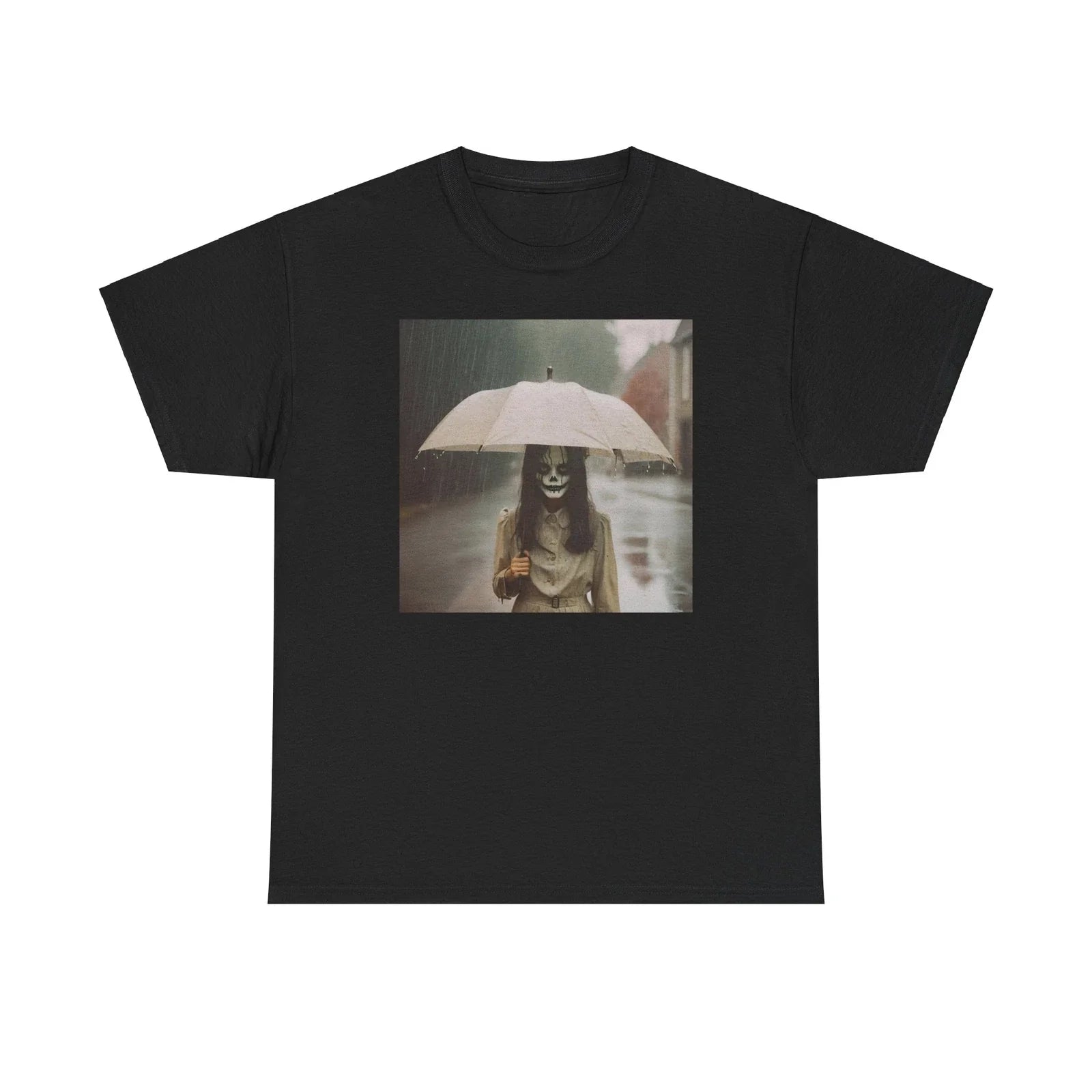 Rain T-Shirt Weirdcore Horror Aesthetic Creepy SpookyVibes Gothic Unisex T-shirt, Sweatshirt, Hoodie, Long Sleeve Tee - T-Shirt, Sweatshirt, Hoodie