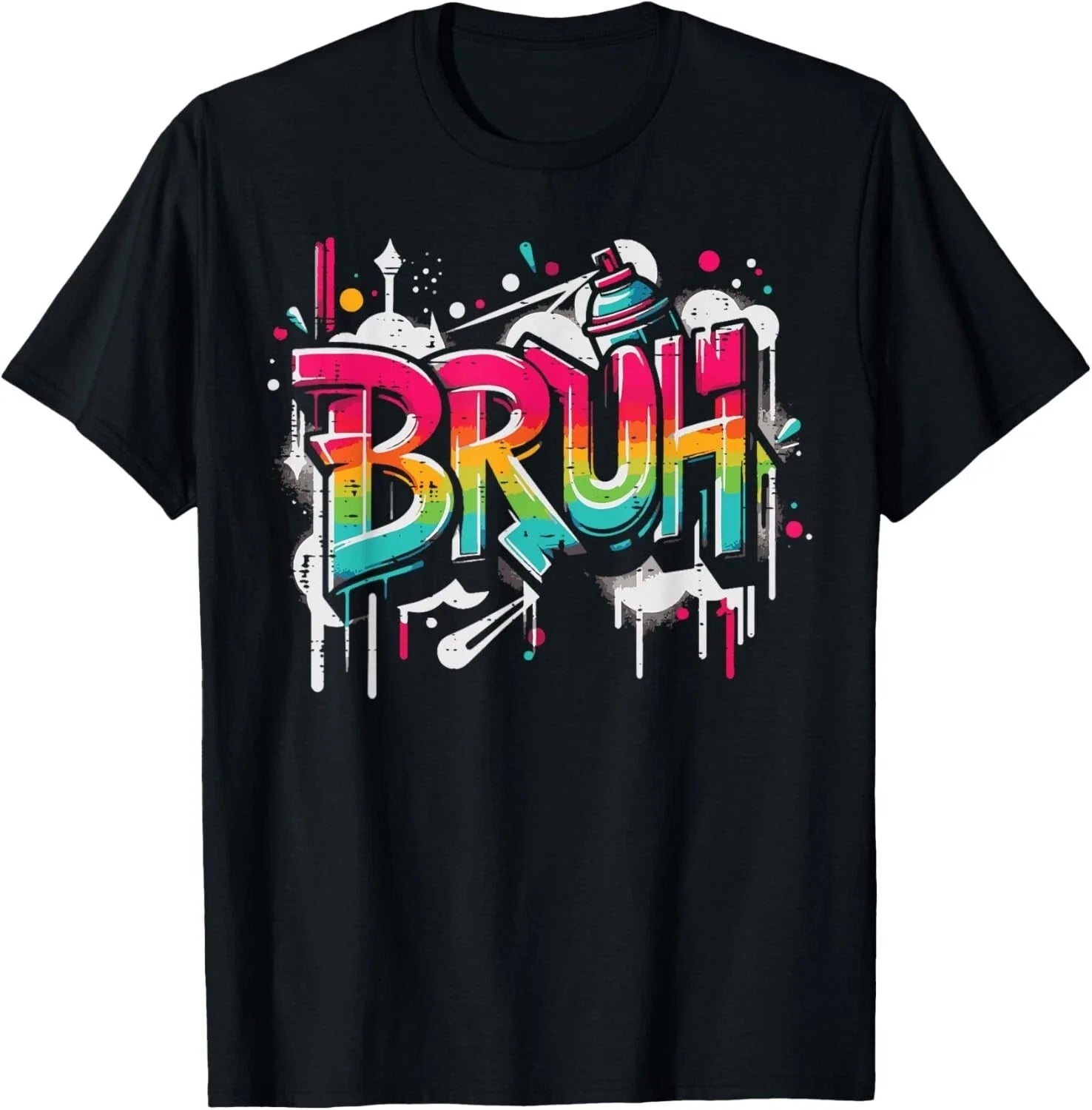 Bruh Graffiti Funny Saying Street Art Meme Men Boys Kids T-Shirt Unisex T-shirt, Sweatshirt, Hoodie, Long Sleeve Tee - T-Shirt, Sweatshirt, Hoodie