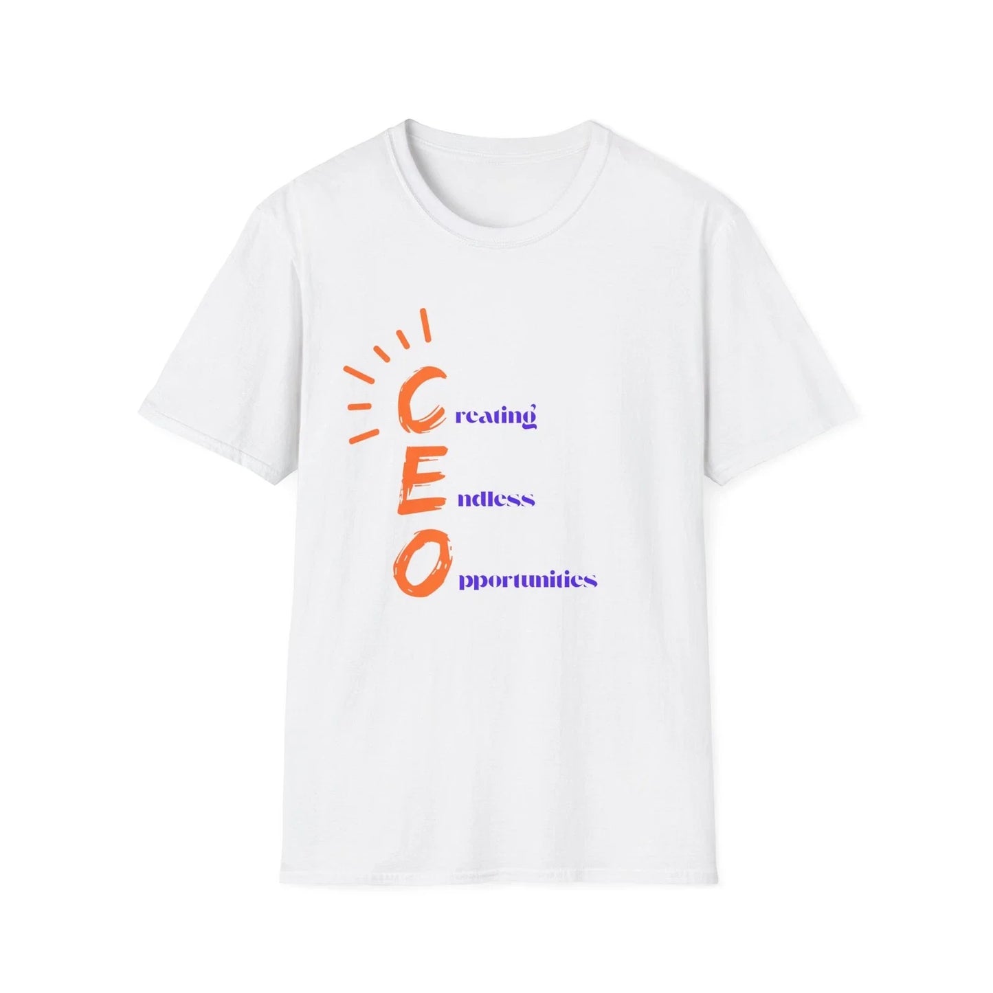 CEO | Colorful Shirt | Cool Shirt | Unisex Softstyle T-Shirt Unisex T-shirt, Sweatshirt, Hoodie, Long Sleeve Tee - T-Shirt, Sweatshirt, Hoodie