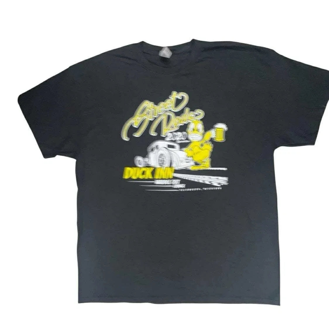 Duck Inn Kalamazoo Michigan Street Rods 2020 Quarantine Graphic T-Shirt XL Unisex T-shirt, Sweatshirt, Hoodie, Long Sleeve Tee - T-Shirt, Sweatshirt, Hoodie