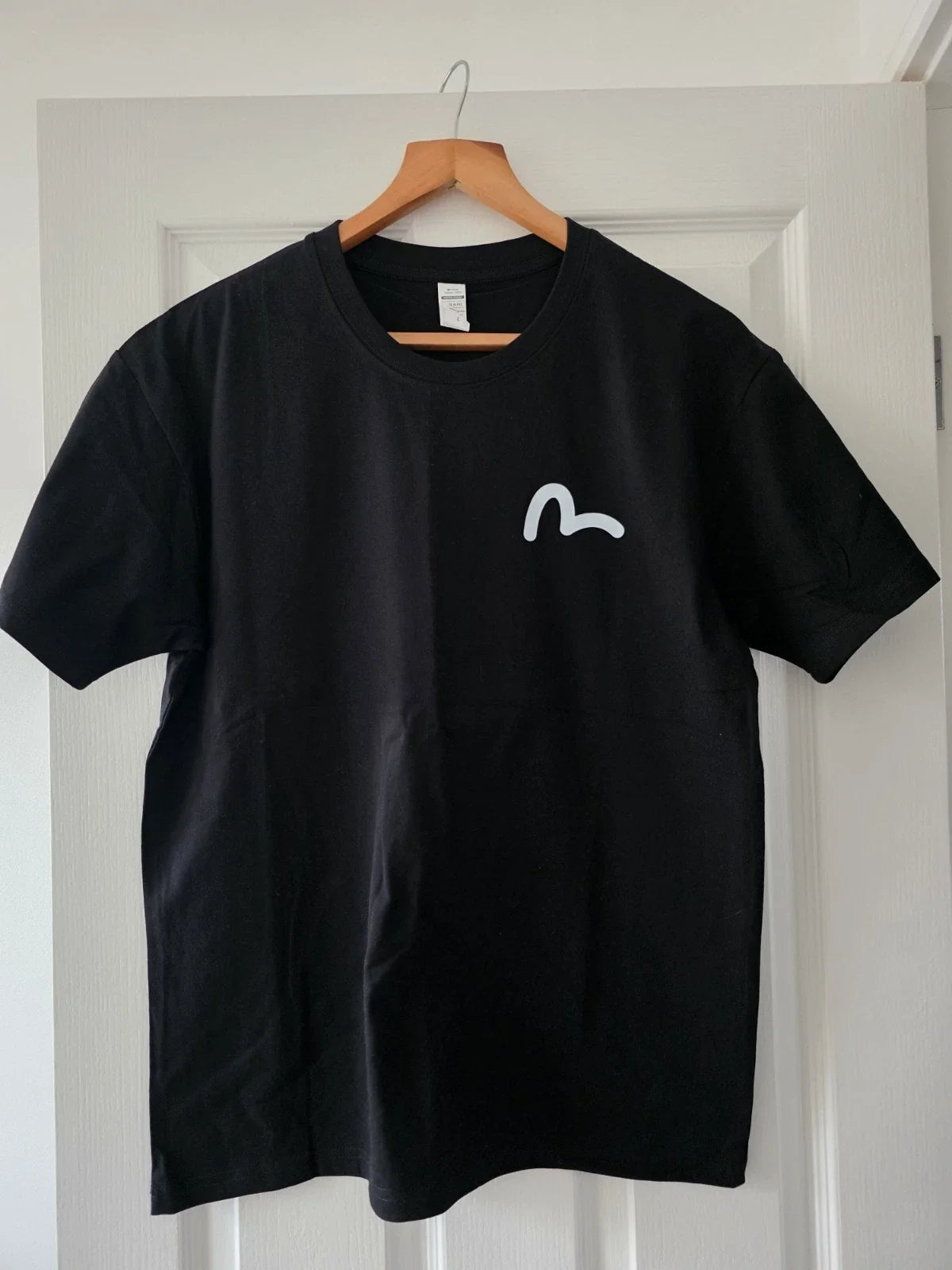 new black Evisu Daruma Moto Club t-shirt size Small S Unisex T-shirt, Sweatshirt, Hoodie, Long Sleeve Tee - T-Shirt, Sweatshirt, Hoodie