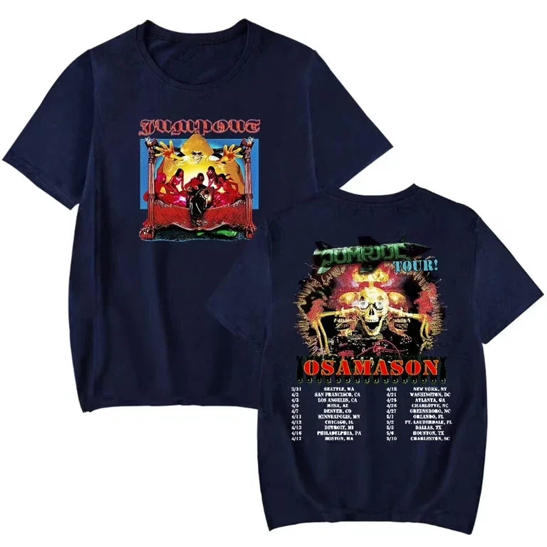 OsamaSon Jump Out Tour 2025 Merch Tee Graphic Streetwear T-Shirt Mens S-5XL Unisex T-shirt, Sweatshirt, Hoodie, Long Sleeve Tee - T-Shirt, Sweatshirt, Hoodie